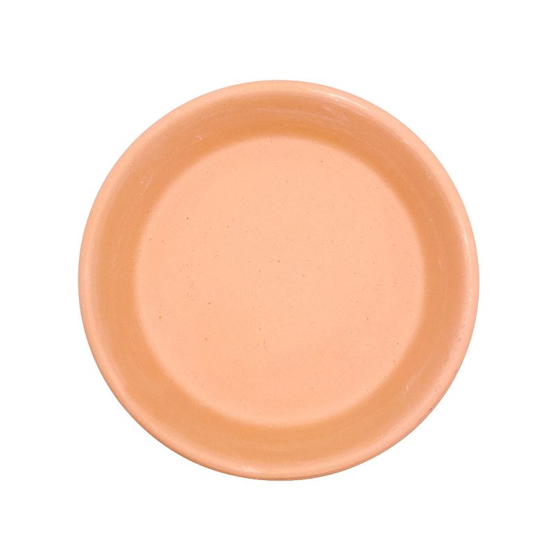 3 inch terracotta saucer 1