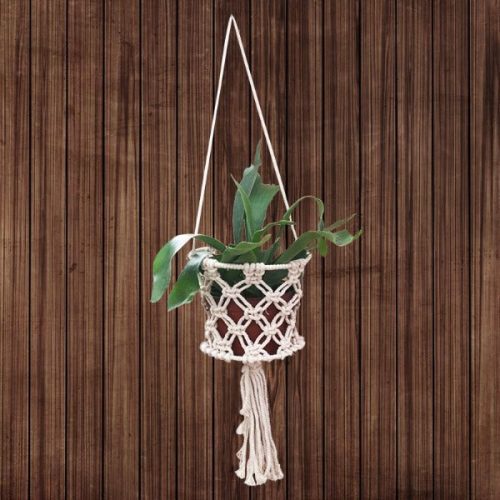 4 Inch Basket Macrame 0 1