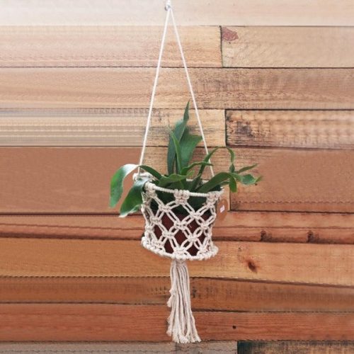 4 Inch Basket Macrame 1 1 1